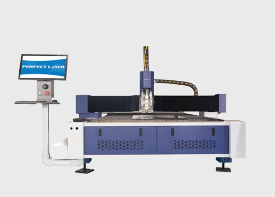 คุณภาพ  Fiber Precision Laser Cutting Machine 1500W 2000W 3000W Automatic Single Table for Aluminum Stainless Steel Metal โรงงาน
