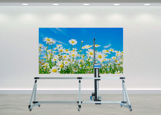 Double Heads Vertical Wall Printer 11.6 Inch Pad 9600DPI Direct To Wall Printer