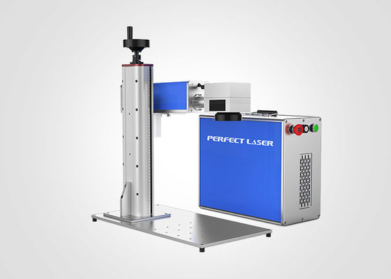 20W MOPA Desk Lifting Type Fiber Laser Marking Machine ขนาดเล็กกระทัดรัด