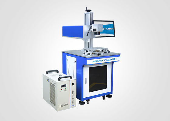 3W 5W 355 nm UV Laser Marking Machine สำหรับพลาสติก / เครื่องชาร์จแบตเตอรี่ ได้รับการรับรองมาตรฐาน ISO