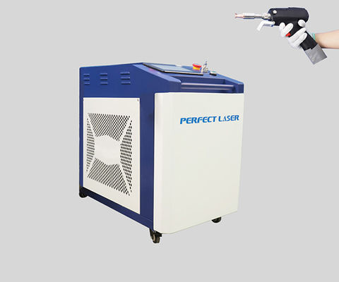เครื่องเชื่อมเลเซอร์แบบพกพา Perfect Laser ระบบเชื่อมเลเซอร์แบบพกพาพร้อมฟังก์ชัน 4-in-1 สำหรับการเชื่อม ตัด และทำความสะอาดโลหะ
