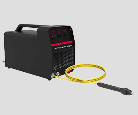 เครื่องเชื่อมเลเซอร์ไฟเบอร์โลหะแบบพัลส์ขนาดเล็ก 1200W สำหรับตั้งโต๊ะและพกพา